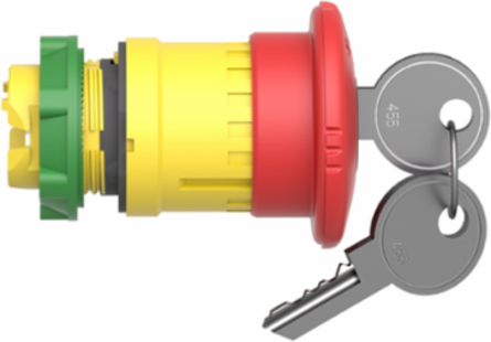Harmony XB5 Emergency Stop Head, 40mm Red Mushroom, IP66/IP67/IP69K