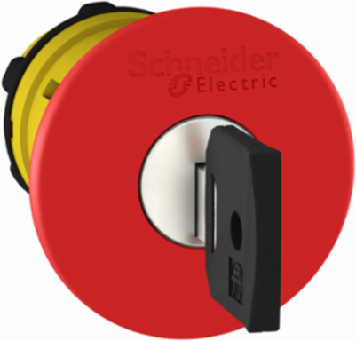 Harmony XB5 Emergency Stop Head, 40mm Red Mushroom, IP66/IP67/IP69K
