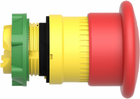 Harmony XB5 Emergency Stop Push-Button Head, 40mm Red Mushroom, IP66/IP67/IP69K