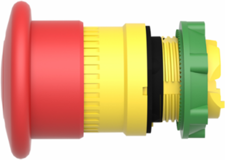 Harmony XB5 Emergency Stop Push-Button Head, 40mm Red Mushroom, IP66/IP67/IP69K