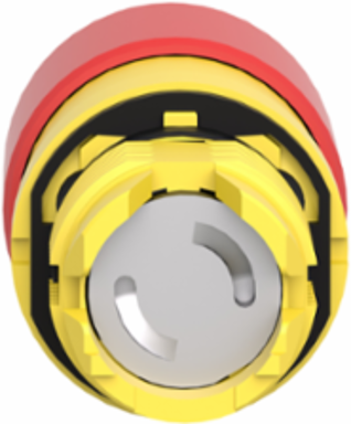 Harmony XB5 Emergency Stop Push Button Head, 30mm Round, IP66, Red Mushroom