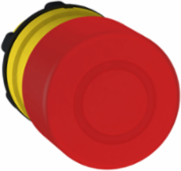 Harmony XB5 Emergency Stop Push Button Head, 30mm Round, IP66, Red Mushroom