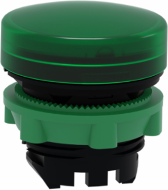 Harmony XB5 Green Pilot Light Head, 22mm, IP66, Universal LED