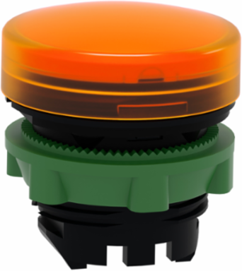 Harmony XB5 Pilot Light Head, 22mm, Orange, IP66, Universal LED