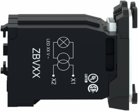 Harmony XB5 Light Block, 230...240V AC, Plastic, BA9s Bulb, IP20