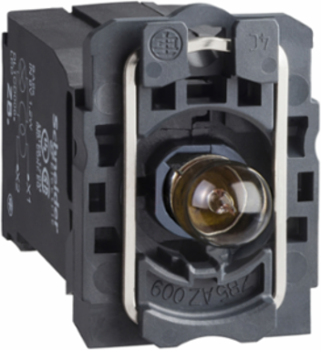 Harmony XB5 Light Block Assembly with 400V AC, BA9s Incandescent Bulb