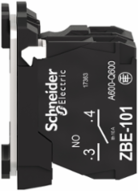 Harmony XB5 Light Block with Body Fixing Collar, BA9s Base, 1 NO, IP20