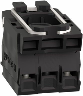 Harmony XB5 Light Block, Plastic, Blue, 1NO+1NC, BA9s Base, 250V