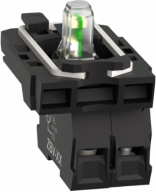 Harmony XB5 Complete Body Contact Assembly with LED, 1 NO, 24V AC/DC