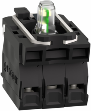 Harmony XB5 Complete Body Contact Assembly with 2NO, Universal LED, 24V AC/DC