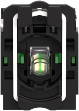 Harmony XB5 Complete Body Contact Assembly with 2NO, Universal LED, 24V AC/DC