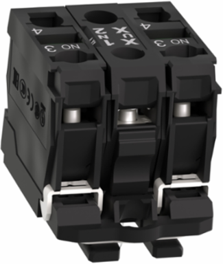 Harmony XB5 Complete Body Contact Assembly with 2NO, Universal LED, 24V AC/DC