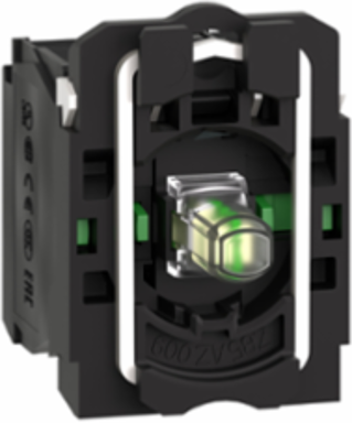 Harmony XB5 Complete Body Contact Assembly with 2NO, Universal LED, 24V AC/DC