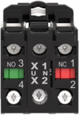 Harmony XB5 Light Block Assembly, 1NO + 1NC, 24V AC/DC, IP20