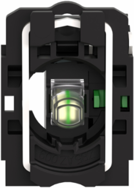 Harmony XB5 Complete Body/Contact Assembly with Universal LED, 110-120V, 1NO
