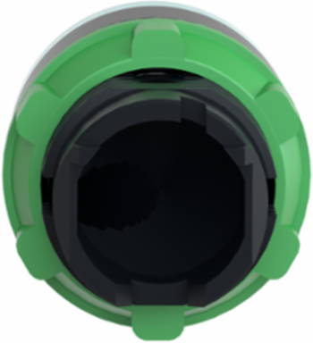 Harmony XB5 22mm Green Illuminated Push Button Head, IP66, Spring Return