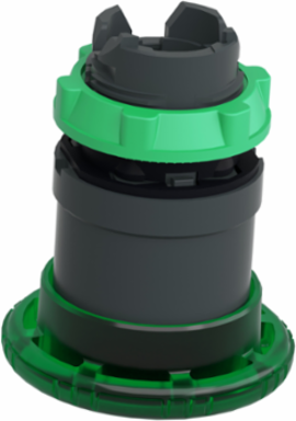 Harmony XB5 Green Mushroom Head, 40mm, 22mm, IP66, Latching