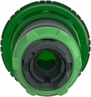 Harmony XB5 Green Mushroom Head, 40mm, 22mm, IP66, Latching