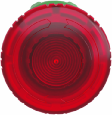 Red Mushroom Emergency Stop Push Button, 40mm, IP66, LED