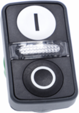 Harmony XB5 Illuminated Double Headed Push Button, 22mm, IP66/IP67/IP69K