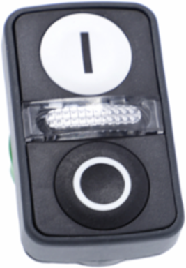 Harmony XB5 Illuminated Double Headed Push Button, 22mm, IP66/IP67/IP69K