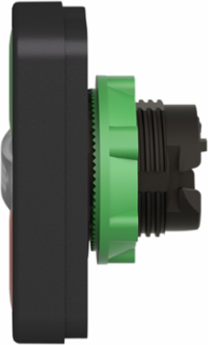 Illuminated Double Headed Push Button, 22mm, IP66, 1 Green I + 1 Red O