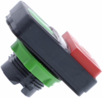 Harmony XB5 Illuminated Double Head Push Button 22mm, IP66/IP69K, Spring Return