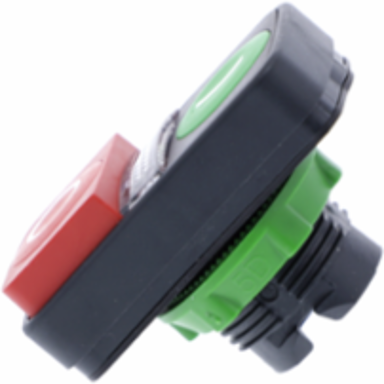 Harmony XB5 Illuminated Double Head Push Button 22mm, IP66/IP69K, Spring Return