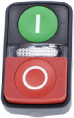 Harmony XB5 Illuminated Double Head Push Button 22mm, IP66/IP69K, Spring Return