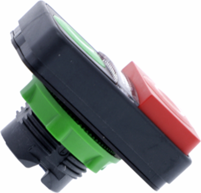 Harmony XB5 Illuminated Double Head Push Button 22mm, IP66/IP69K, Spring Return