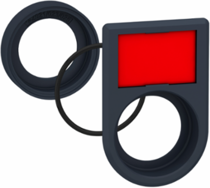 Harmony XB5 Flush Mounting Kit, 30.5 mm for 22 mm Push Buttons & Pilot Lights