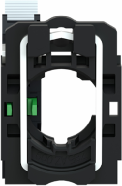 Harmony XB5 Single Contact Block, 1 NO, Spring Clamp, Plastic, 22mm