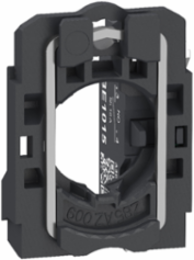 Single contact block with body fixing collar, Harmony XB5, plastic, 1 NO, compact push in terminals, pack of 100