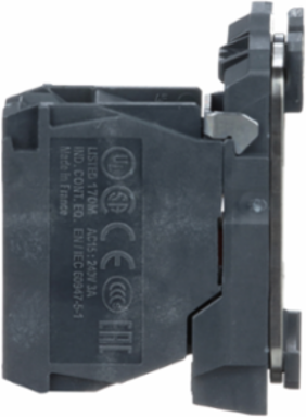 Harmony XB5 Single Contact Block, 1NC, Plastic, IP20, 30 mm Wide