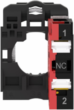 Harmony XB5 Complete Body Contact Assembly with Spring Clamp Terminals, 1 NC, IP20