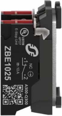 Harmony XB5 Complete Body Contact Assembly, Single NC, 32 mm Depth, IP20