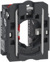 Single contact block with body fixing collar, Harmony XB5, plastic, 2 NC, compact push in terminals, pack of 100