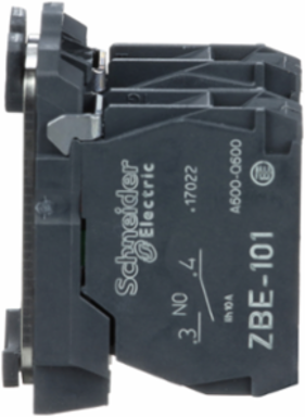 Harmony XB5 Single Contact Block, 1NO+1NC, IP20, Plastic