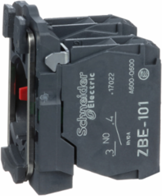 Harmony XB5 Single Contact Block, 1NO+1NC, IP20, Plastic