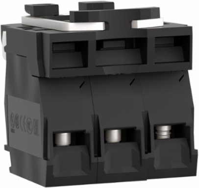 Harmony XB5 Single Contact Block, 1NO+2NC, IP20 Protection, 0.04 kg