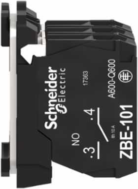 Harmony XB5 Single Contact Block, 1NO+2NC, IP20 Protection, 0.04 kg