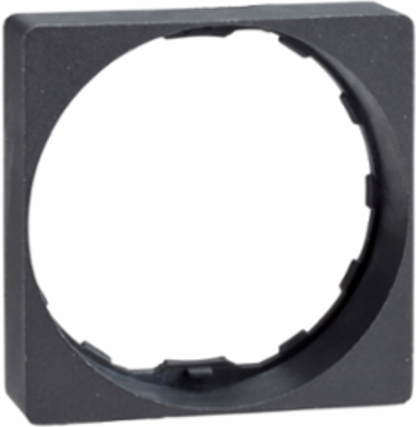 Harmony XB5 Square Trim Add-On for Ø22 mm Circular Head, Black