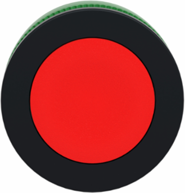 Flush mounted push button head, Harmony XB5, plastic, red, 30mm, spring return, unmarked
