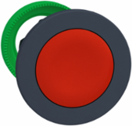 Flush mounted push button head, Harmony XB5, plastic, red, 30mm, spring return, unmarked