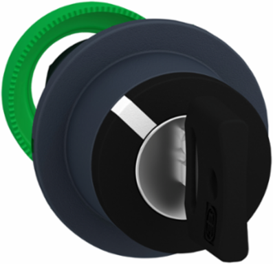 Harmony XB5 Key Selector Switch Head, 30mm, 2 Positions, IP66/IP67/IP69 Protection