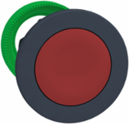 Head for non illuminated push button, Harmony XB5, flush mounted red flush caps pushbutton push