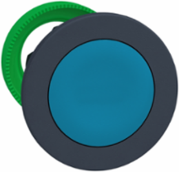 Head for non illuminated push button, Harmony XB5, flush mounted blue flush caps pushbutton push