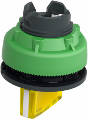 Harmony XB5 Yellow Selector Switch Head 30mm, IP66, 2 Positions