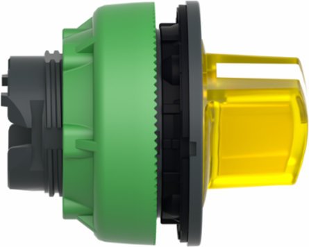 Harmony XB5 Yellow Selector Switch Head 30mm, IP66, 2 Positions