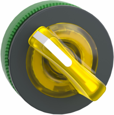 Harmony XB5 Yellow Selector Switch Head 30mm, IP66, 2 Positions
